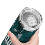 customized-philadelphia-eagles-stacked-diamond-green-skinny-tumbler-best-selling.webp