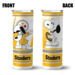 customized-pittsburgh-steelers-snoopy-dog-gold-white-skinny-tumbler-best-selling.webp