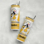 customized-pittsburgh-steelers-snoopy-dog-gold-white-skinny-tumbler-best-selling.webp