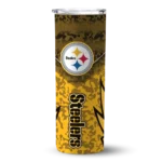 customized-pittsburgh-steelers-spiral-burst-print-gold-skinny-tumbler-best-selling.webp