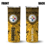 customized-pittsburgh-steelers-spiral-burst-print-gold-skinny-tumbler-best-selling.webp