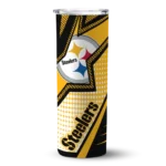 customized-pittsburgh-steelers-web-stripes-gold-white-skinny-tumbler-best-selling.webp