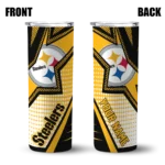 customized-pittsburgh-steelers-web-stripes-gold-white-skinny-tumbler-best-selling.webp