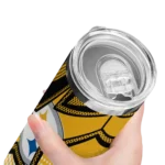 customized-pittsburgh-steelers-web-stripes-gold-white-skinny-tumbler-best-selling.webp