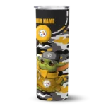 customized-pittsburgh-steelers-yoda-camo-gold-black-skinny-tumbler-best-selling.webp