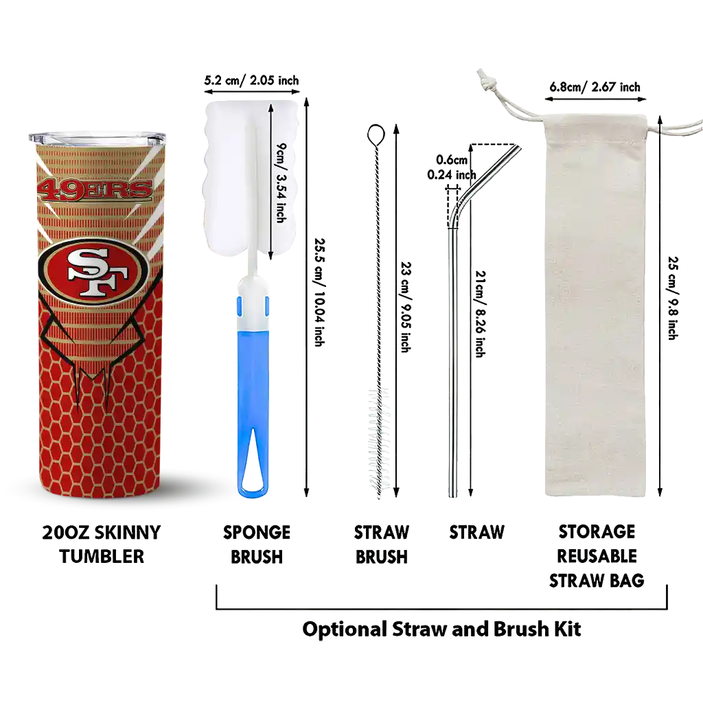 customized-san-francisco-49ers-chevron-stripes-red-skinny-tumbler-new-arrival.webp