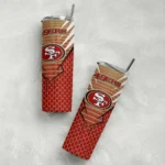 customized-san-francisco-49ers-chevron-stripes-red-skinny-tumbler-best-selling.webp
