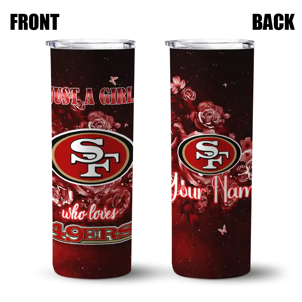 customized-san-francisco-49ers-rose-romance-red-black-skinny-tumbler-fashion-forward.webp