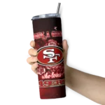 customized-san-francisco-49ers-rose-romance-red-black-skinny-tumbler-best-selling.webp