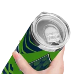 customized-seattle-seahawks-camo-texture-blue-skinny-tumbler-best-selling.webp