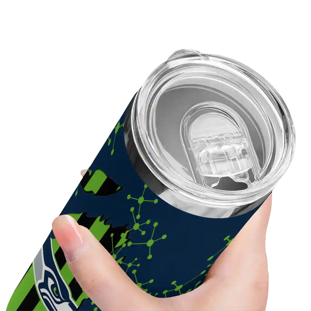 customized-seattle-seahawks-star-pop-blue-black-skinny-tumbler-high-quality.webp