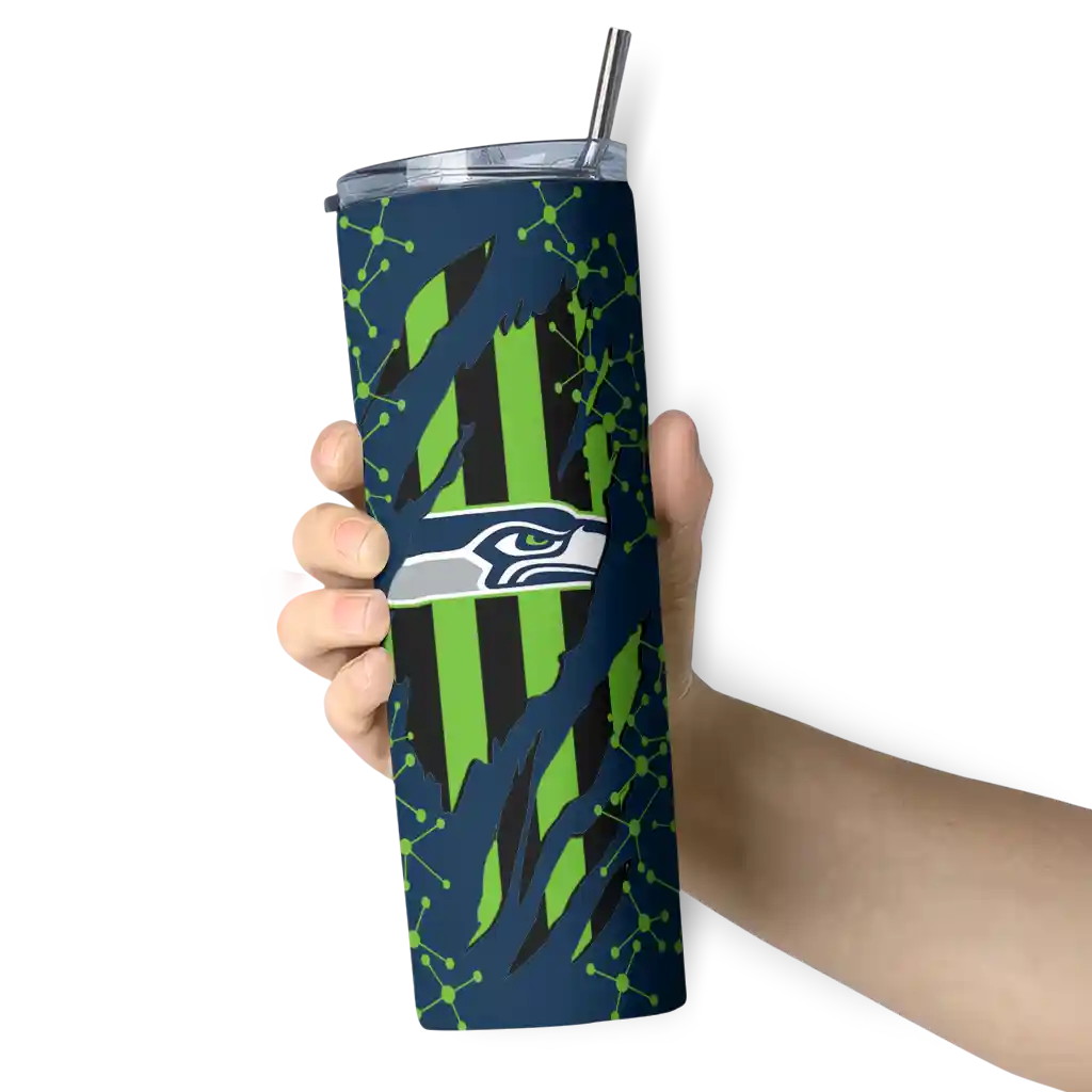 customized-seattle-seahawks-star-pop-blue-black-skinny-tumbler-premium-grade.webp