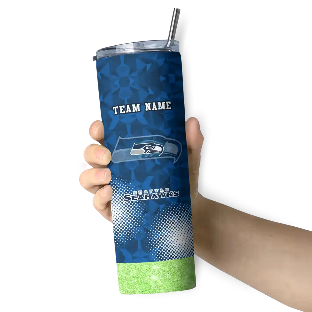 customized-seattle-seahawks-starburst-tiles-blue-skinny-tumbler-premium-grade.webp