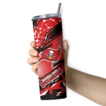 customized-tampa-bay-buccaneers-helmet-clash-red-skinny-tumbler-best-selling.webp