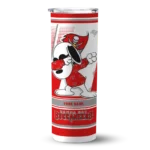 customized-tampa-bay-buccaneers-snoopy-dog-red-white-skinny-tumbler-best-selling.webp