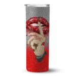 customized-tampa-bay-buccaneers-sparkle-lips-red-skinny-tumbler-best-selling.webp