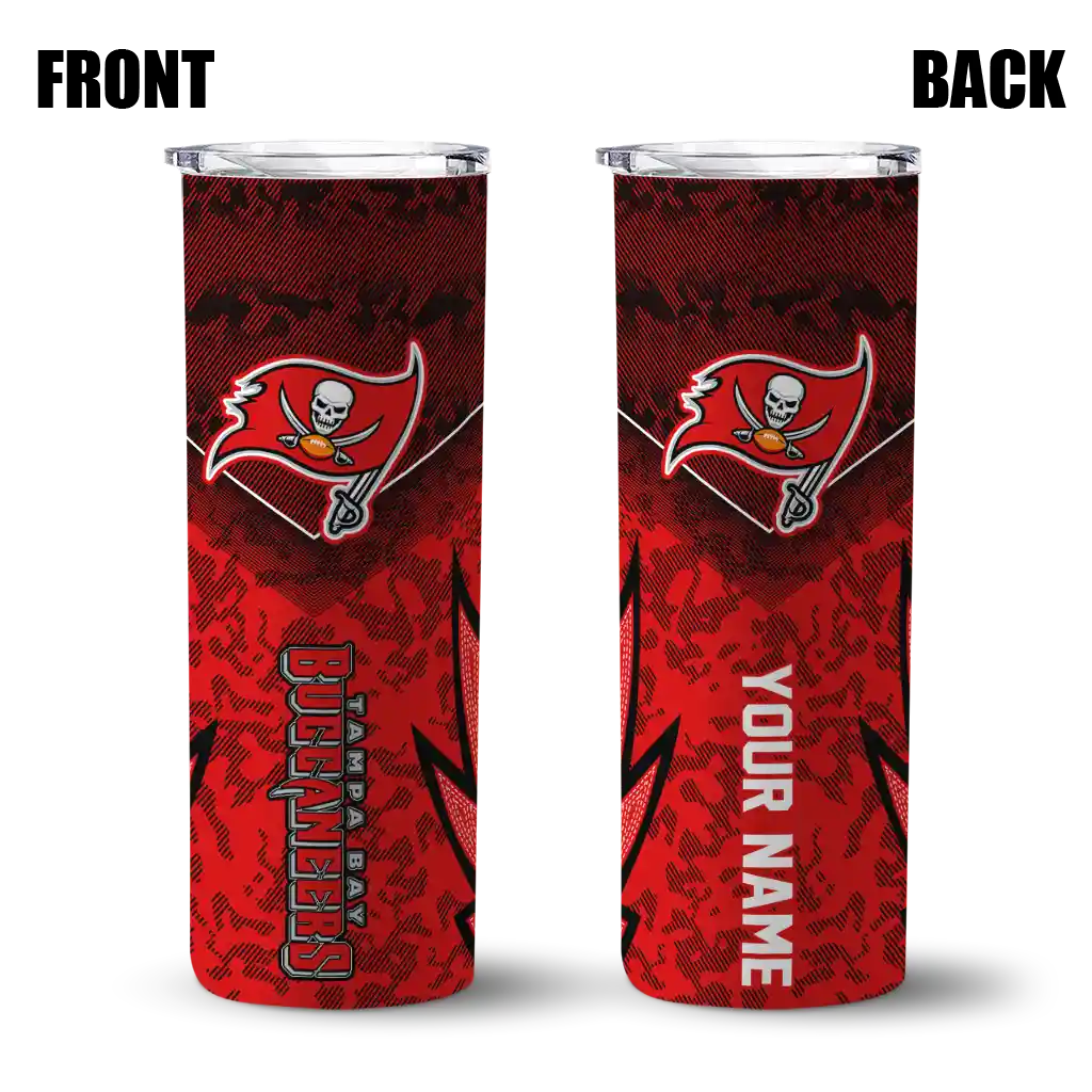customized-tampa-bay-buccaneers-spiral-burst-print-red-skinny-tumbler-fashion-forward.webp