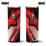 customized-tampa-bay-buccaneers-web-stripes-red-white-skinny-tumbler-best-selling.webp