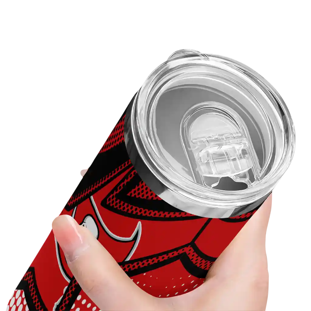 customized-tampa-bay-buccaneers-web-stripes-red-white-skinny-tumbler-high-quality.webp