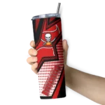 customized-tampa-bay-buccaneers-web-stripes-red-white-skinny-tumbler-best-selling.webp