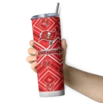 customized-tampa-bay-buccaneers-zipper-leopard-red-skinny-tumbler-best-selling.webp