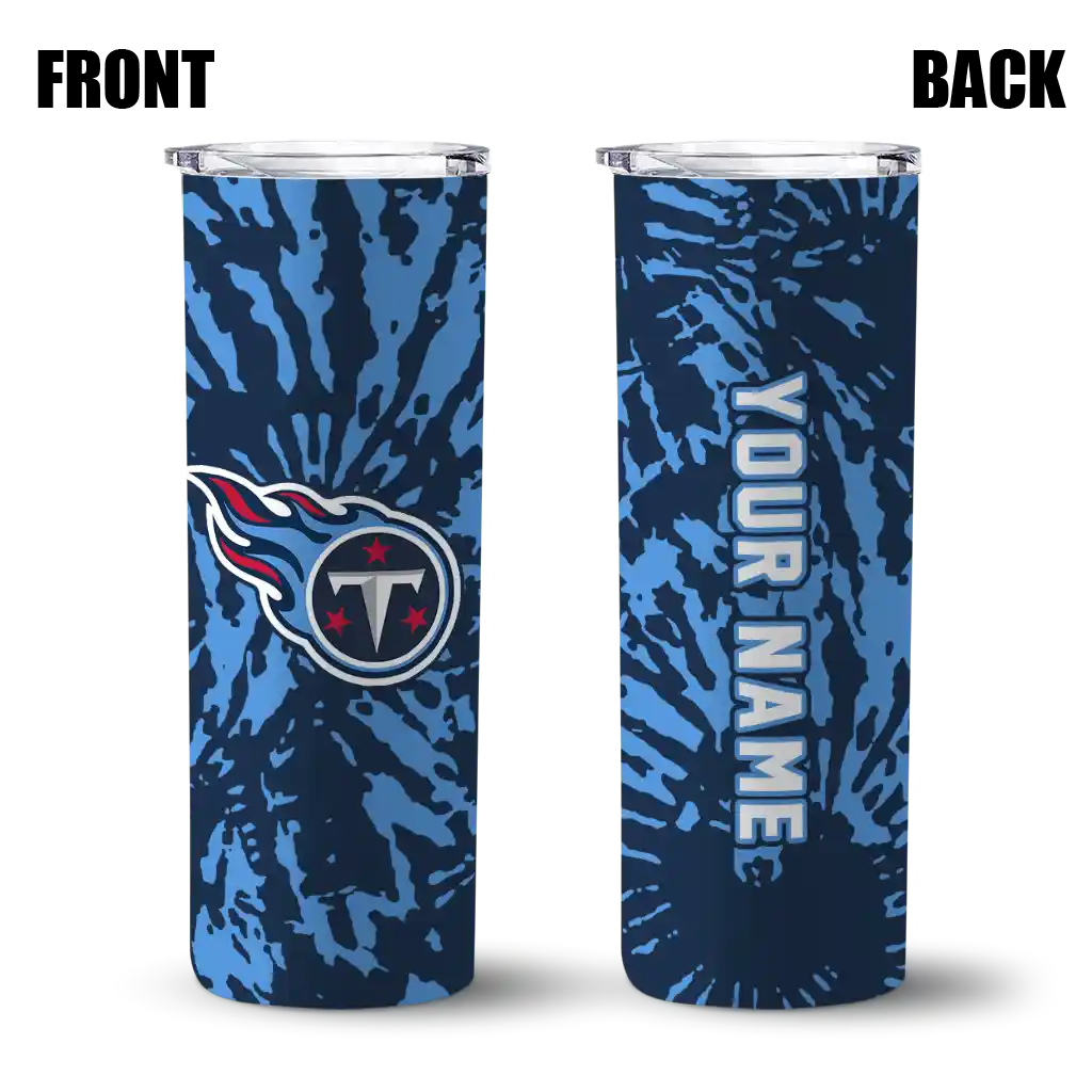 customized-tennessee-titans-metallic-grid-navy-skinny-tumbler-fashion-forward.webp