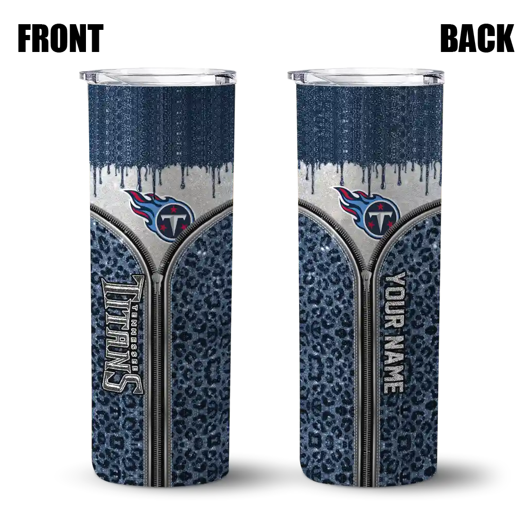 customized-tennessee-titans-sparkle-drip-navy-skinny-tumbler-fashion-forward.webp