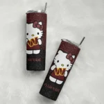 customized-washington-commanders-hello-kitty-burgundy-black-skinny-tumbler-best-selling.webp