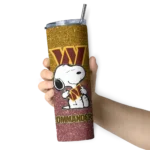 customized-washington-commanders-snoopy-attitude-burgundy-skinny-tumbler-best-selling.webp