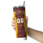 customized-washington-commanders-stacked-diamond-burgundy-skinny-tumbler-best-selling.webp