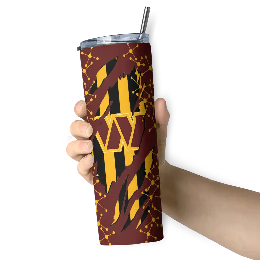customized-washington-commanders-star-pop-burgundy-black-skinny-tumbler-premium-grade.webp