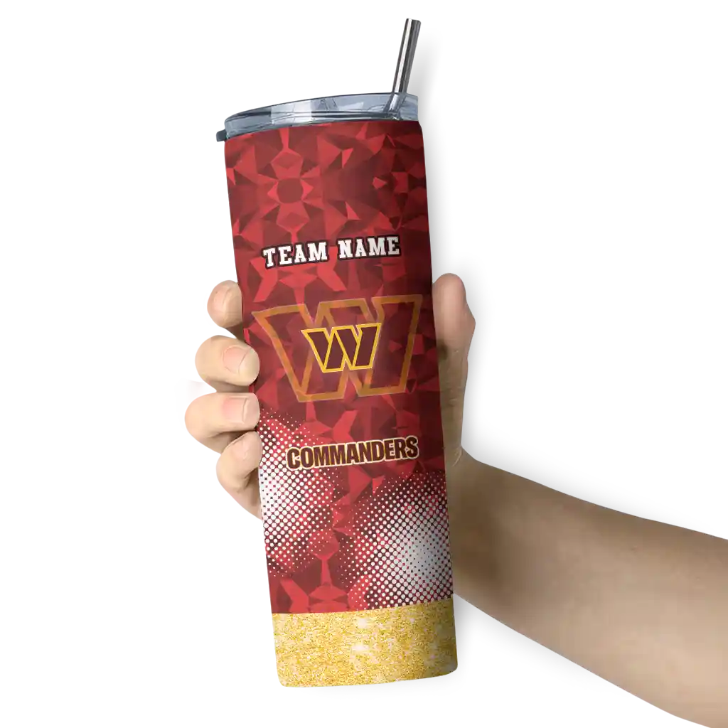 customized-washington-commanders-starburst-tiles-burgundy-skinny-tumbler-premium-grade.webp