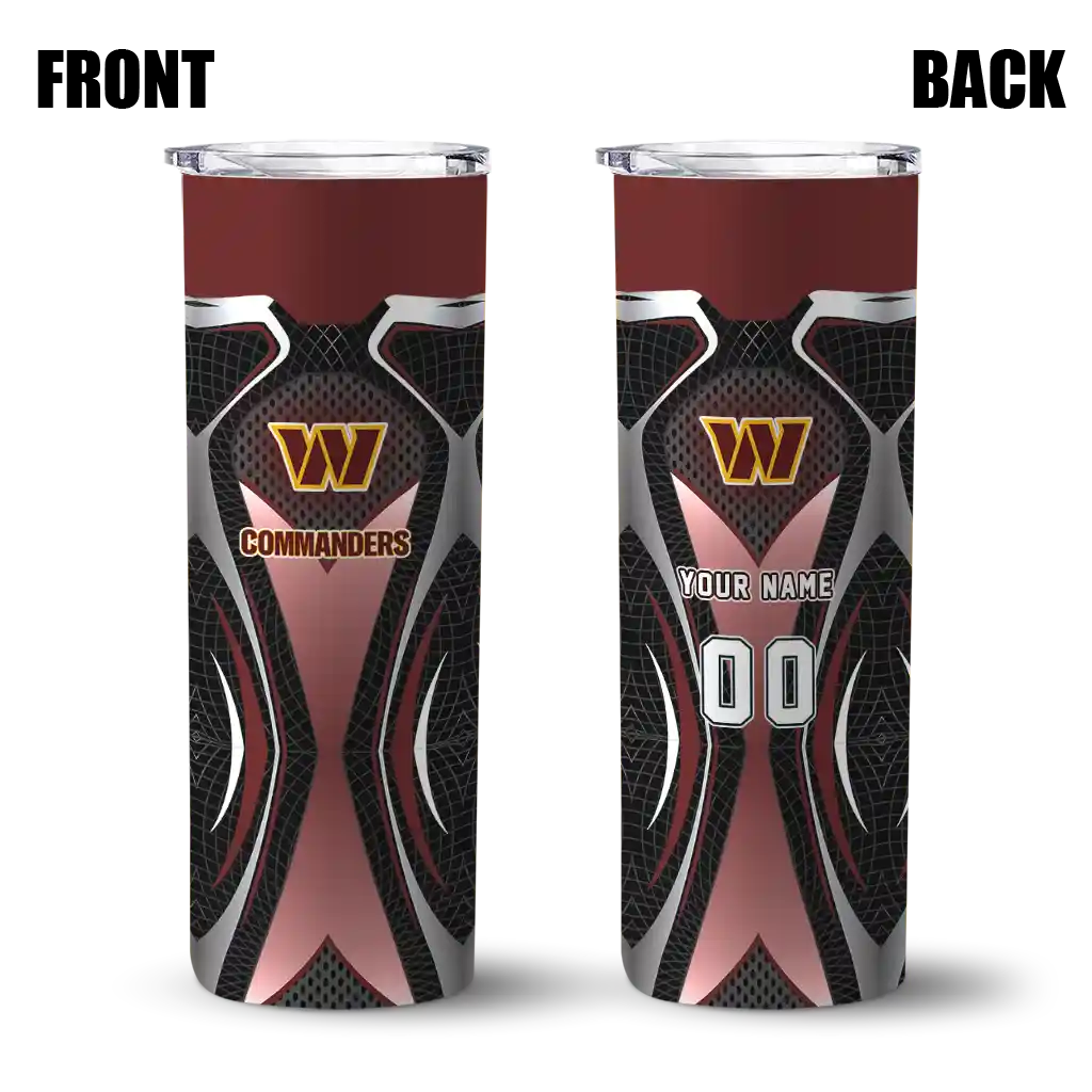 customized-washington-commanders-superman-emblem-burgundy-black-skinny-tumbler-fashion-forward.webp