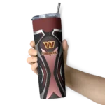 customized-washington-commanders-superman-emblem-burgundy-black-skinny-tumbler-best-selling.webp