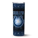 indianapolis-colts-radiant-glitter-blue-skinny-tumbler-best-selling.webp