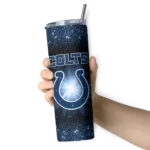 indianapolis-colts-radiant-glitter-blue-skinny-tumbler-best-selling.webp