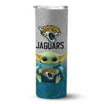 jacksonville-jaguars-yoda-smile-teal-skinny-tumbler-best-selling.webp