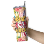 kansas-city-chiefs-flower-cluster-skinny-tumbler-best-selling.webp