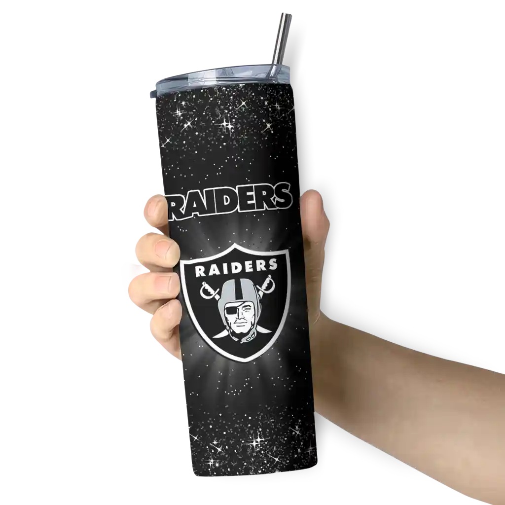 las-vegas-raiders-radiant-glitter-black-skinny-tumbler-premium-grade.webp