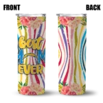 los-angeles-chargers-flower-cluster-skinny-tumbler-best-selling.webp