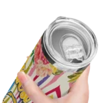 los-angeles-chargers-flower-cluster-skinny-tumbler-best-selling.webp