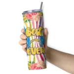 los-angeles-chargers-flower-cluster-skinny-tumbler-best-selling.webp
