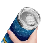 los-angeles-chargers-radiant-glitter-blue-skinny-tumbler-best-selling.webp