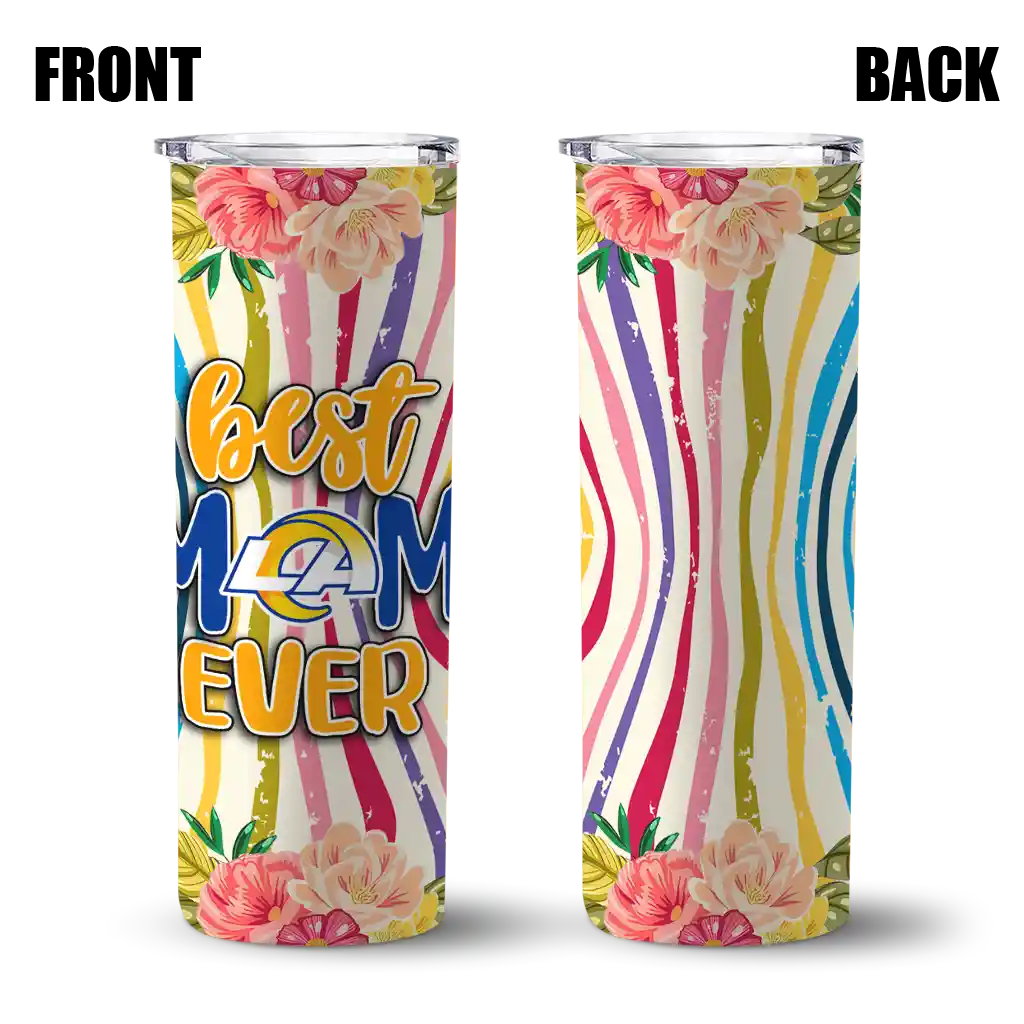 los-angeles-rams-flower-cluster-skinny-tumbler-fashion-forward.webp
