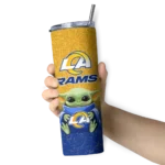 los-angeles-rams-yoda-smile-blue-skinny-tumbler-best-selling.webp