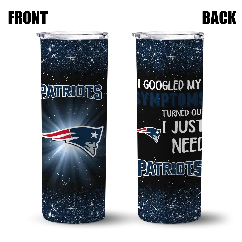 new-england-patriots-radiant-glitter-blue-skinny-tumbler-fashion-forward.webp