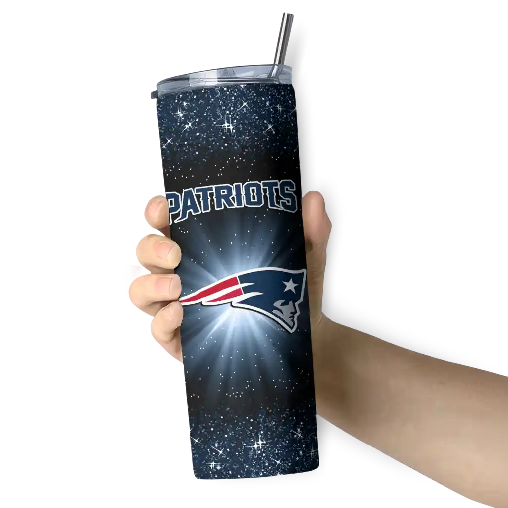 new-england-patriots-radiant-glitter-blue-skinny-tumbler-premium-grade.webp