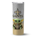 new-orleans-saints-yoda-smile-gold-skinny-tumbler-best-selling.webp