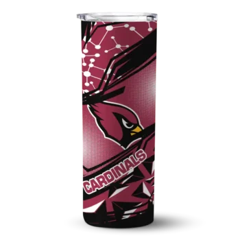 Personalized Arizona Cardinals Helmet Clash Red Skinny Tumbler