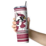 personalized-arizona-cardinals-snoopy-dog-red-white-skinny-tumbler-best-selling.webp